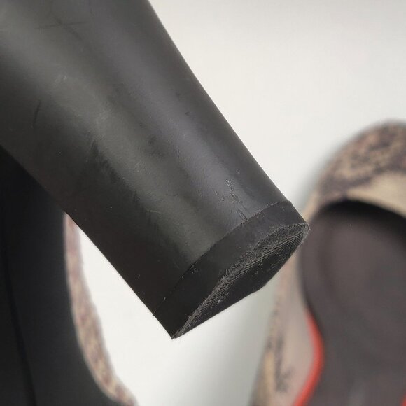 Rockport Women's Total Motion Pump Block Heel in Python Snakeskin Leather - Picture 14 of 15